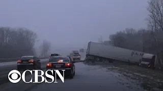 West Coast braces for rain, mudslides; winter storm slams Midwest and Mid-Atlantic