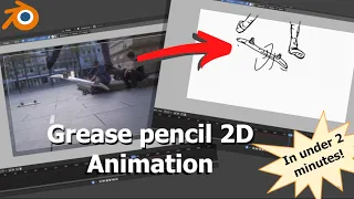 2D Animation with the Grease Pencil| Blender Quick Tutorial