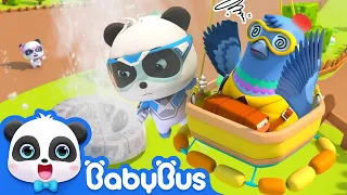 Super Panda Rescues Pigeon | Super Panda Rescue Team 6 | Kids Cartoon | BabyBus