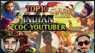 TOP 10 INDIAN COC YOUTUBERS 2019 REAL PICTURE BASE AND BASE TAG | BENGAL HAMMER.