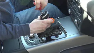 How To Replace/Retrofit The Gear Shift Knob On An Audi A6 C7