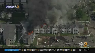 Fire Guts New Apartment Building In Somerville, New Jersey