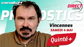 Pronostic Quinté et des courses PMU du Samedi 4 mai 2024 - En partenariat avec @GenybetTurf