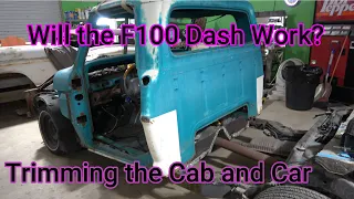 F100 Full Frame Swap Trimming the Cap and Crown Vic to use the F100 Dash!