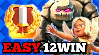 *EASY 12 WIN* GRAND CHALLENGE with BEST GOLEM DECKS in This Meta