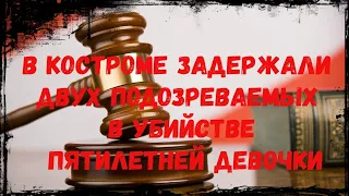 В Костроме задержали двух подозреваемых в убийстве пятилетней девочки