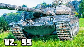 Vz. 55 WoT - 3 Kills, 9,9K Damage