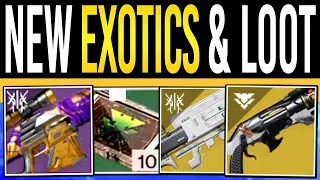 Destiny 2 | NEW DLC EXOTICS! Hawkmoon QUEST, New Weapons, Badge Rewards, Mods & More (SPOILERS)