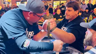 Jeff Dabe armwrestling North vs South #armwrestling #devonlarratt #eastvswest #youtube #johnbrzenk