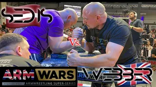 SANDRIS SEDIS Vs. ‘DIESEL’ LEE WEBBER - ARM WARS ‘REALITY CHECK’ - ARNOLD CLASSIC U.K. RIGHT HAND