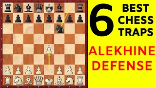 6 Best Chess Opening Traps in the Alekhine's Defense