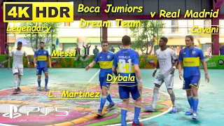 Boca Juniors 4v4 Dream Team v Real Madrid,Legendary Level, Volta FC 24 Gameplay PS5 UHD 4K 60FPS HDR