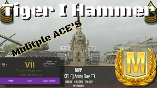 Tiger I Hammer Ace Tanker Battle, World of Tanks Console.