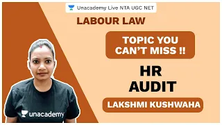 Foundation Dec 2020 | Labour Law | HR Audit | Lakshmi Kushwaha | NTA UGC NET 2020