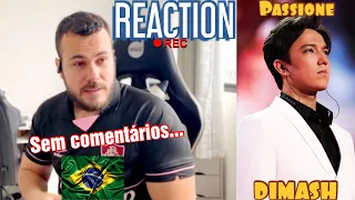 REACTION Dimash - Passione | NEW WAVE 2019 | IGOR KRUTOY | Genius😮👏 | REACT | 🇧🇷🇨🇴#72