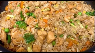 Teriyaki Chicken Fried Rice / Easy  & Quick Recipe