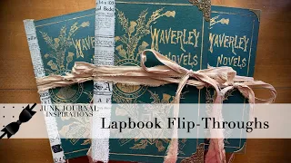 SOLD Antique Lapbook Junk Journal Stuffed with Antique and Vintage Ephemera ~ Flip-Throughs