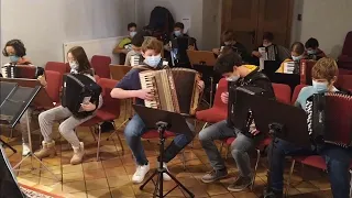 The sound of silence- accordion orchestra cover