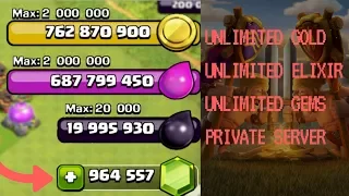 Install Clash of Clans Unlimited Gems Private Server | Unlimited  Gold Elixir | iOS Android