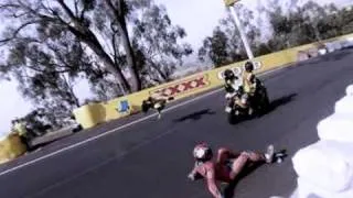 The craziest crash sequence downhill on a skateboard - CHECK THIS!