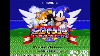 Sonic Delta 40Mb (Genesis) - Longplay as Sonic