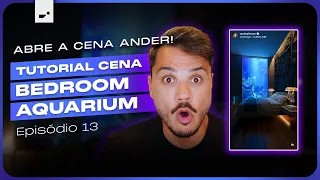 ABRE A CENA ANDER | TUTORIAL CENA | BEDROOM AQUARIUM