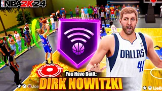 This PRIME Dirk Nowitzki Build is a CHEAT CODE on NBA 2K24