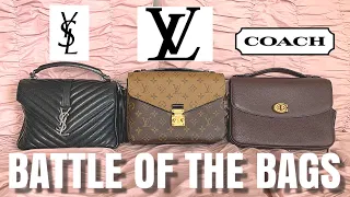 Louis Vuitton Pochette Metis v YSL College Matelasse v Coach Cassie - Review, Comparison & What Fits