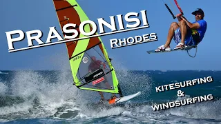 🎬 Prasonisi - Rhodes , Greece , windsurfing and kitesurfing 💖