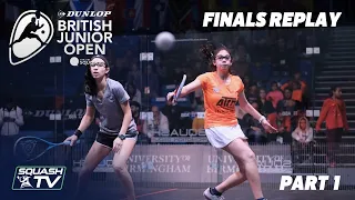 Squash: Dunlop British Junior Open 2020 - Finals - U11, U13, U15