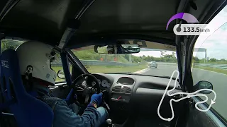 DNRT Peugeot 206 GTI Cup race 2 09-07-2022 Onboard Edwin Ilbrink #48 Circuit Zandvoort