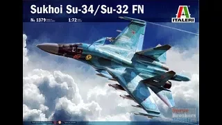 ITALERI Sukhoi SU-34/SU-32 FN 1/72 Unboxing