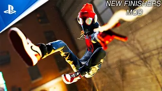 NEW FINISHERS MOD Only in Spider-Man Miles Morales PC - Spider-Man Miles Morales PC MODS