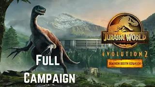 Jurassic World Evolution 2: Dominion Campaign Blind Playthrough, All Cutscenes (No Commentary)