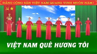 Việt nam quê hương tôi - Tôi yêu dân vũ - Nhóm nhảy chị em - Học nhảy dân vũ