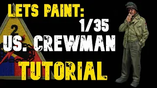 How to Paint 1/35 World War 2 US. Army Uniforms: PAINTING TUTORIAL