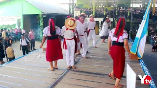 Señoritas Bailarinas del Normal en Barillas, Huehuetenango.