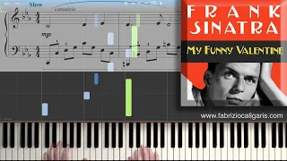 My Funny Valentine - Piano Tutorial - Sheet Music in PDF