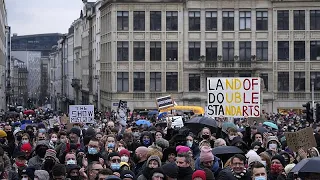 'No culture, no future': Belgian cultural workers protest against COVID measures