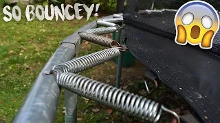 HOW TO MAKE YOUR TRAMPOLINE WAY BOUNCIER!