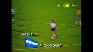 BRASIL 1-1 ARGENTINA (1991) - AMISTOSO - CANAL 13