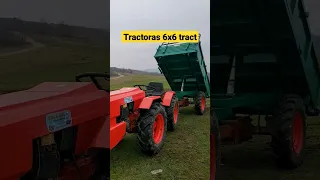 Tractoras articulat cu remorca tractionata 6x6 basculabila hidraulic #mxc #tractoras