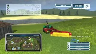 farming simulator 2013 xbox 360 lets play episode 2 mowing