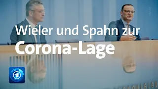 Spahn und Wieler zur aktuellen Corona-Lage