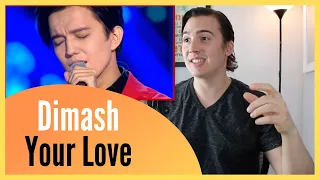 REAL Vocal Coach Reacts to Dimash Singing "Your Love"