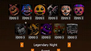 Fnaf Ultimate Edition 3 legendary night completion (no deaths)