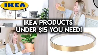BEST IKEA PRODUCTS UNDER $15 | HOME DECOR + ORGANIZATION