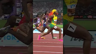 Shelly-Ann Fraser-Pryce is the definition of speed 🔥 #athletics #jamaica #sports