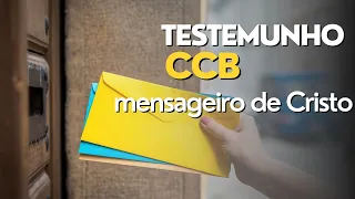 TESTEMUNHO CCB MENSAGEIRO DE CRISTO #ccb #testemunhosccb #testemunho