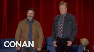 Nick Offerman Is Hysterical About CONAN’s Final Week - CONAN on TBS